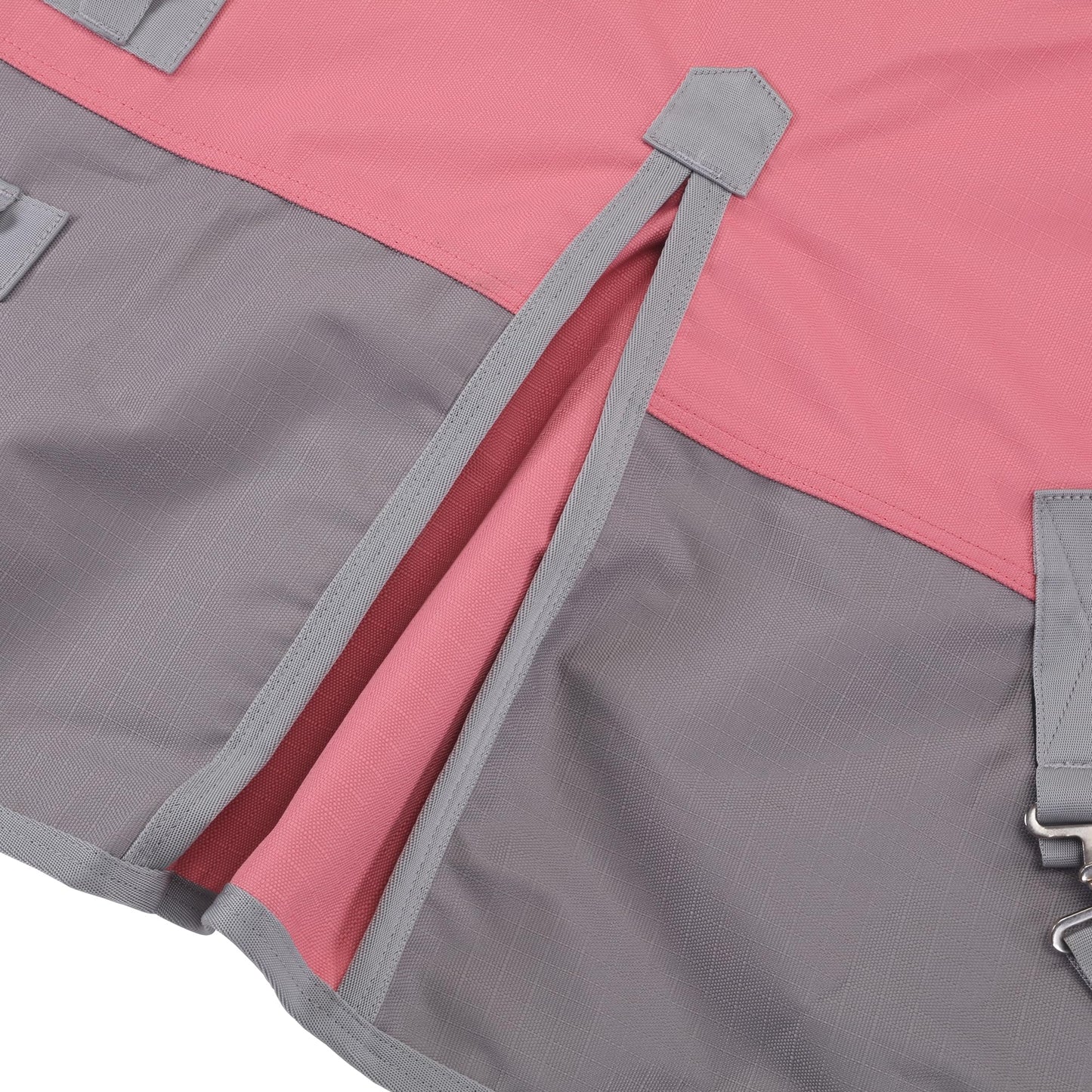 LEAFOREST 1200D Horse Blanket Waterproof Breathable Turnout (no Filling) Standard Neck Horse Sheet Pink Grey 72IN