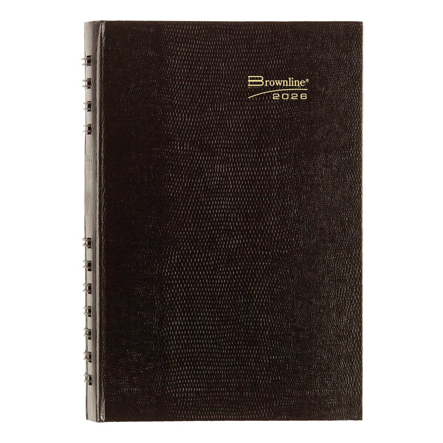 Brownline® 2026 CoilPro™ Daily/Monthly Planner, Appointment Book, 12 Months, January to December, Twin-Wire Binding, 8" x 5", Black (CB634C.BLK-26)
