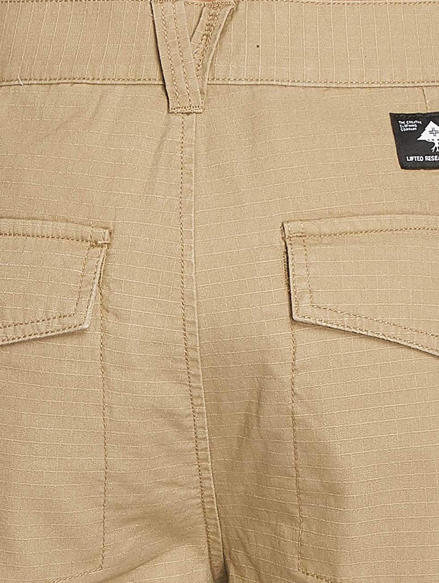 LRG Men's Lifted Research Group Shorts, British Khaki, 36