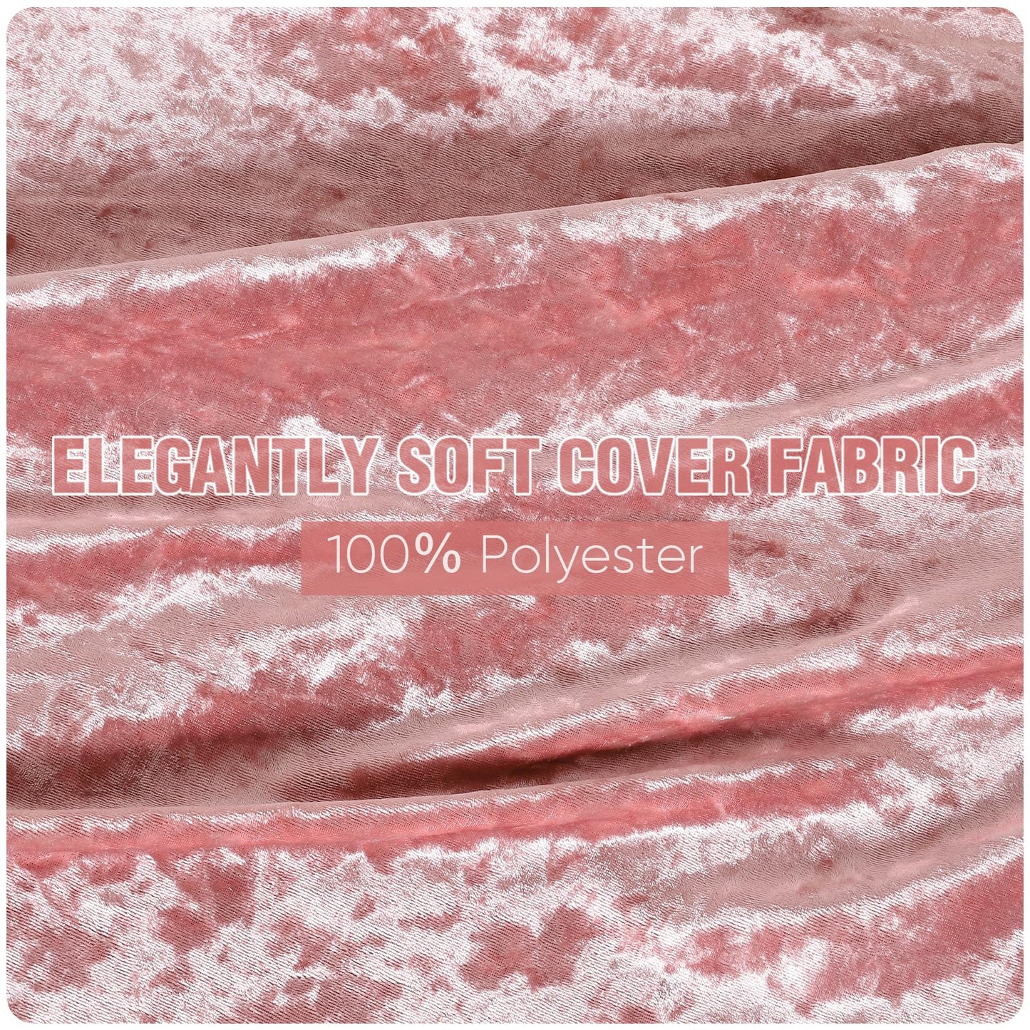 Crushed Velvet Curvy Lash Bed Topper Cover & Massage Table Cover Set, 2PCS Luxurious Protective Covers Machine Washable,Fits Lash Extension Beds,Beauty Spa Msaage Tables,Esthetician