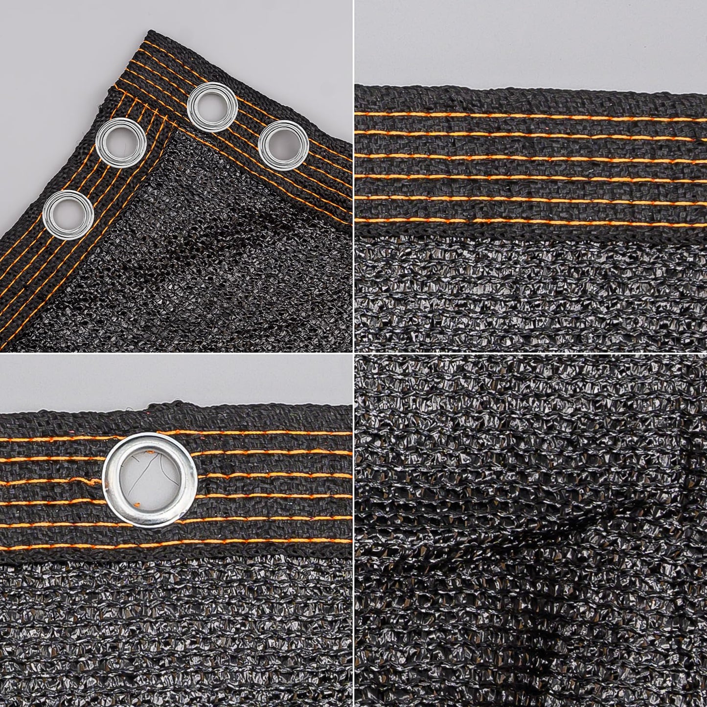 5' x 50' Privacy Screen Fence Heavy Duty,Fencing Mesh Shade Net Cover, Blockage Fence for Outdoor Wall Garden Yard Backyard Pool,Cable Zip Ties Included,Black (5x50 Ft)