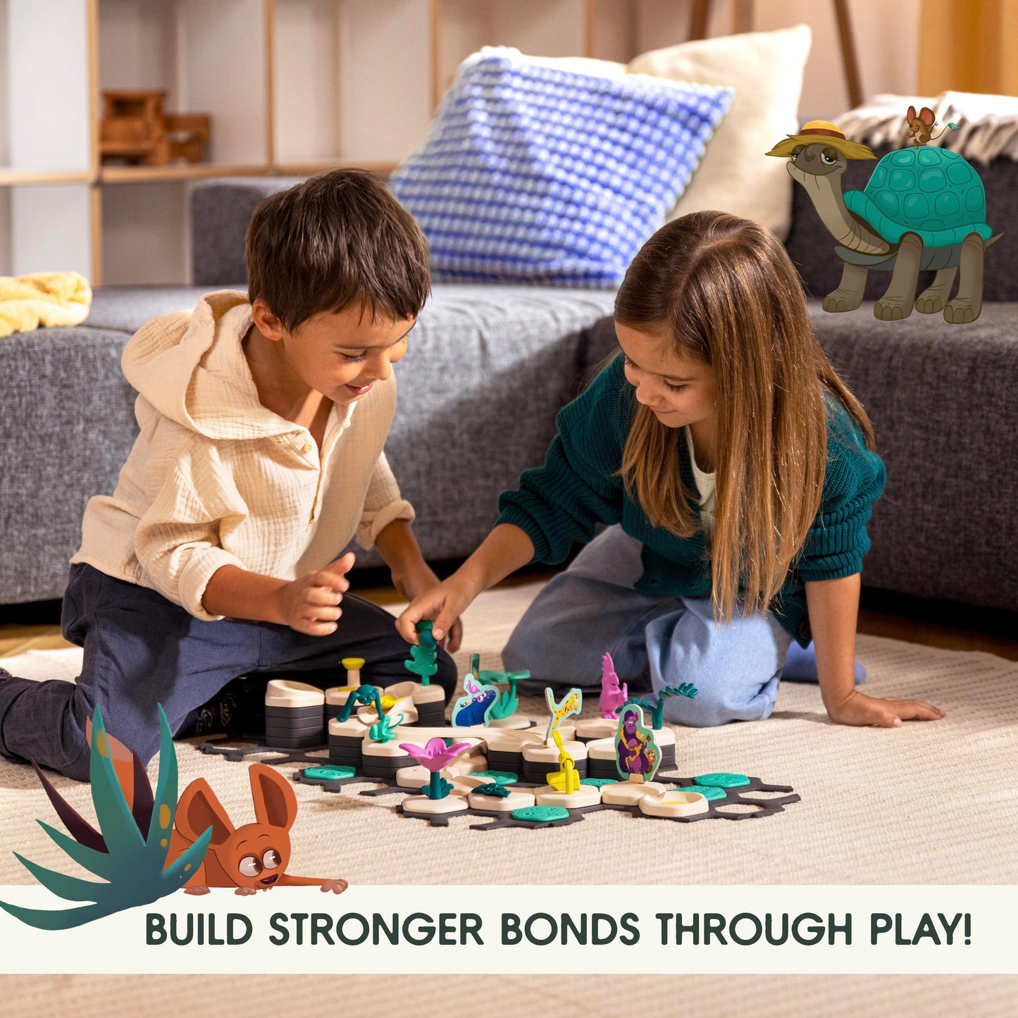 Ravensburger GraviTrax Junior Starter Set - My Desert - 58-Piece Marble Run Game - Fun and Educational Preschool Marble Structure Building - STEM-Friendly, Interactive Learning - Kids Age 3 and Older