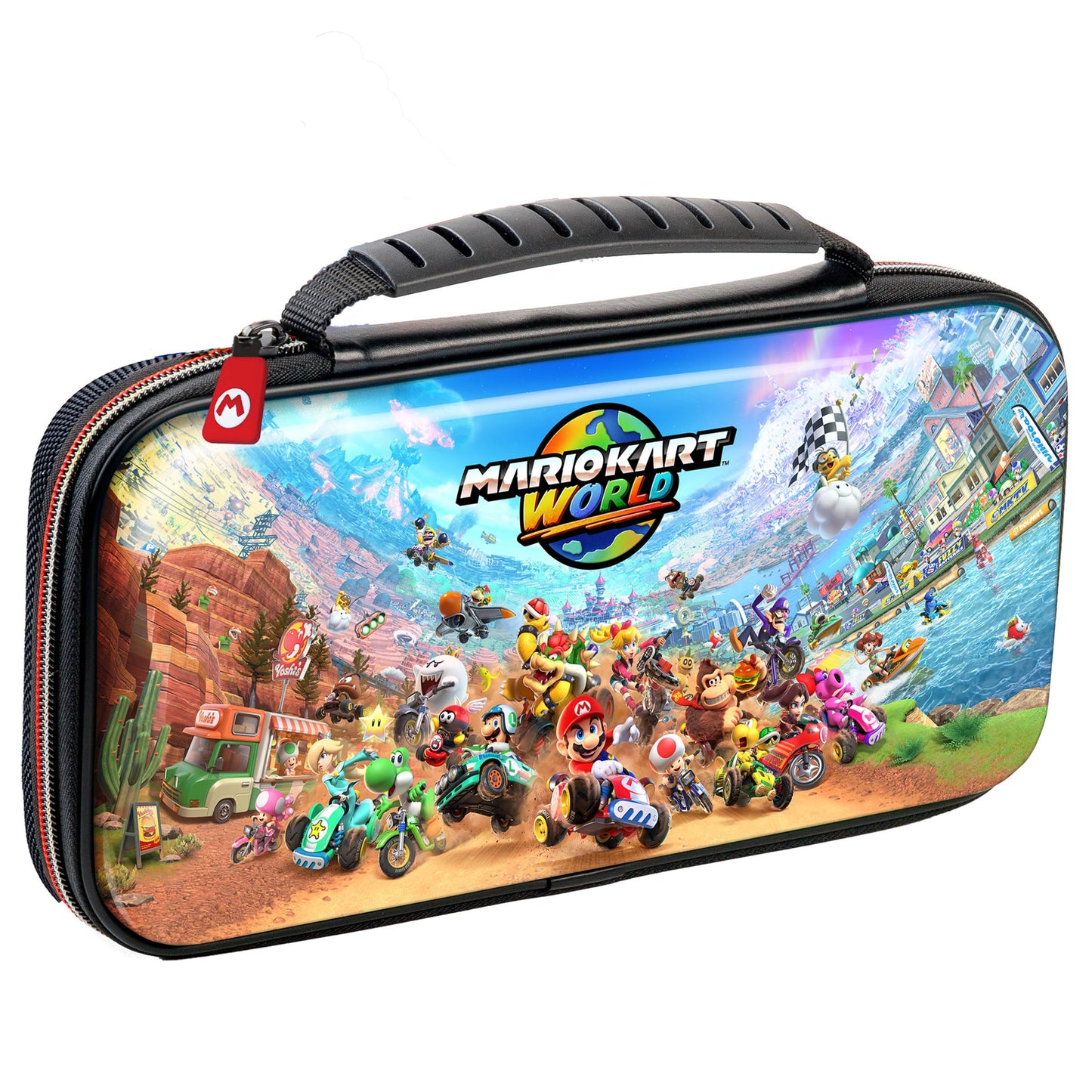 R.D.S. INDUSTRIES, INC. – Game Traveler Deluxe Licensed Travel Case Designed for Nintendo Switch, Nintendo Switch 2, OLED, Mario Kart World (NS212MKW)