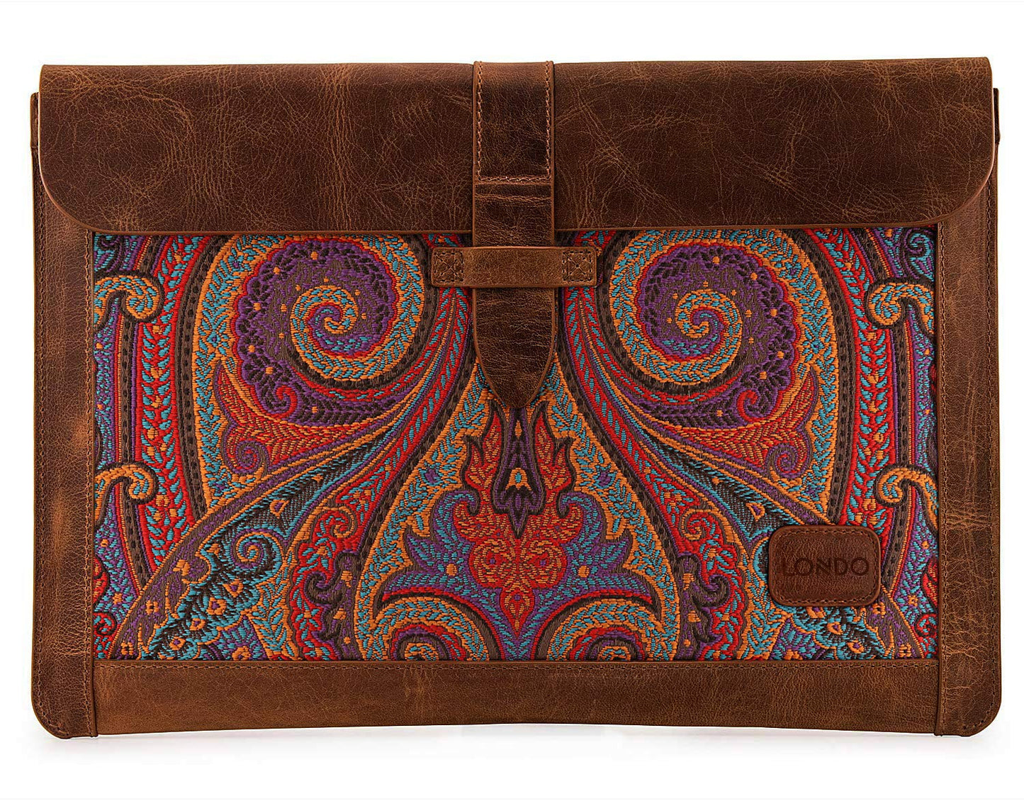 Londo Top Grain Leather MacBook Bag - Laptop Sleeve for MacBook Pro and MacBook Air - 13.3 Inch - 13 Inch - iPad Pro 12.9 Inches - Compatible with M1 and 2020 Model