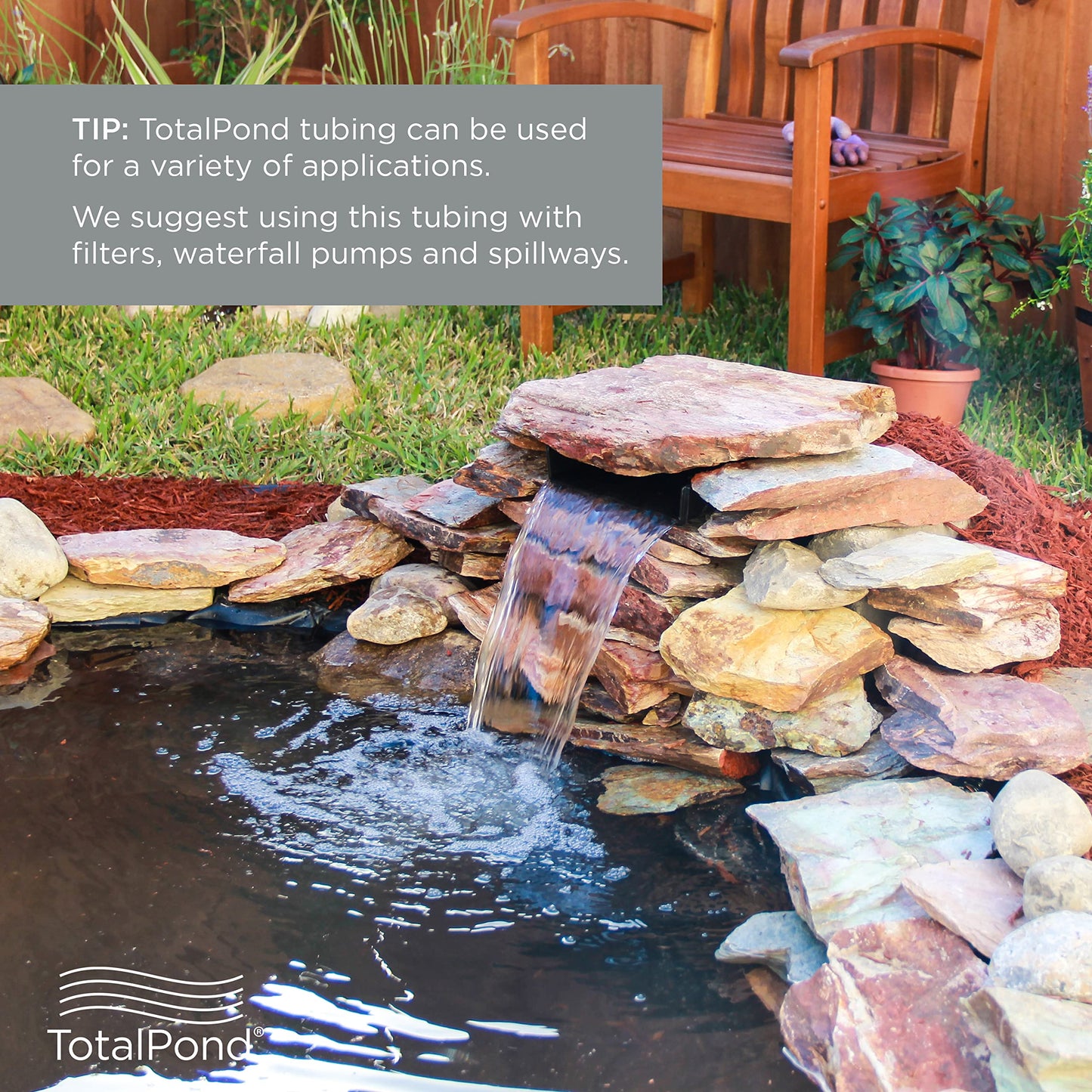 Total Pond C16020 1-Inch by 20-Foot Corrugated Pond Tubing