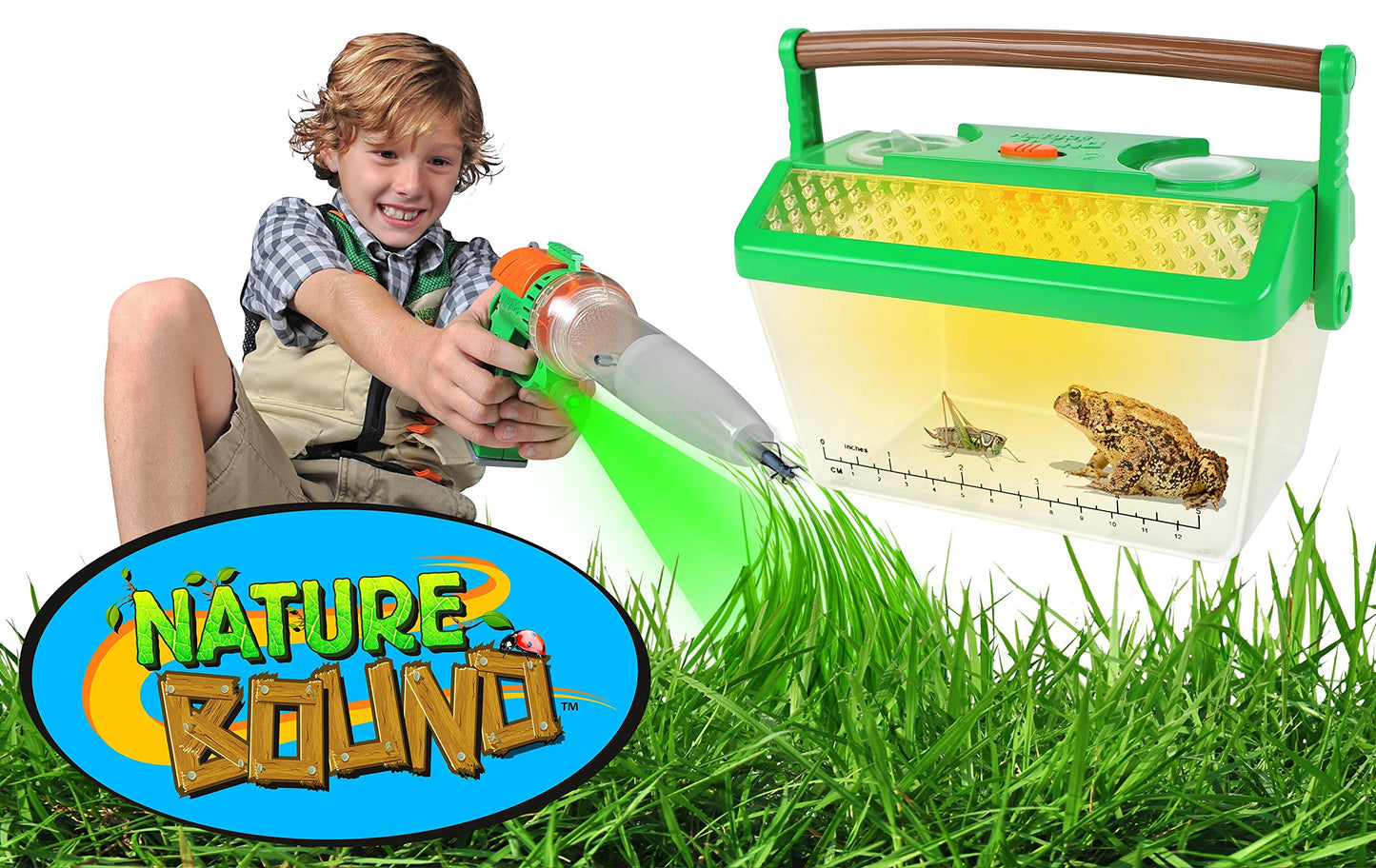 Nature Bound Bug Catcher Critter Barn Habitat for Indoor/Outdoor Insect Collecting with Light Kit, Green, Basic (NB501)