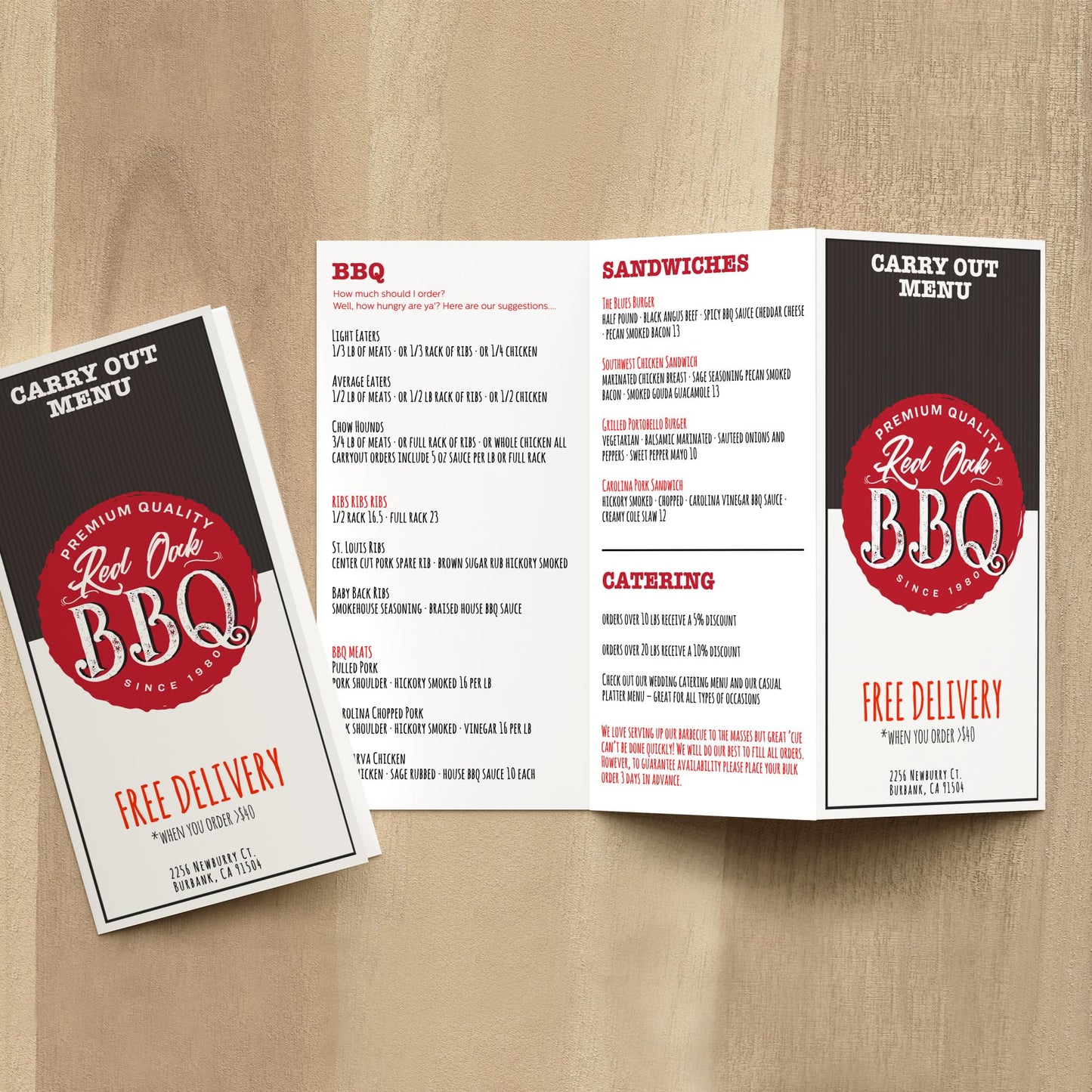 Tri-Fold Brochures, Inkjet, White, Matte, 1-up, 100-sheets