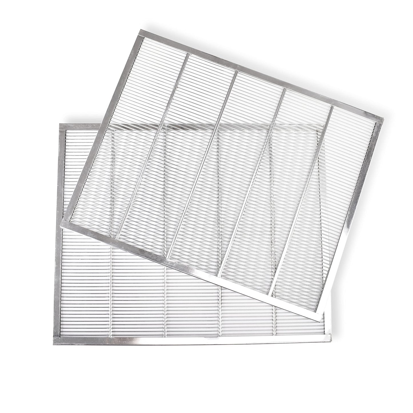 Katai - Set of 2 Metal Queen Bee Excluder for 10 Frame Hive Steel Beehive Excluders for Langstroth Hives- Complete with Beekeeping Entrance Disc Gates for Honey Bees
