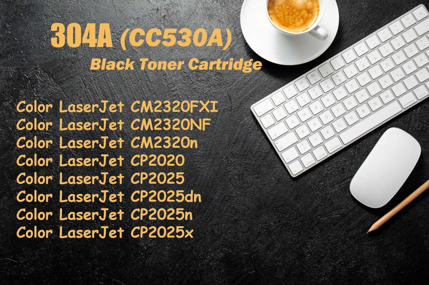 Ultra Toner® 304A CC530A Compatible Replacement for HP 304A CC530A Toner Cartridge Black - Color LaserJet CP2025dn CP2025n CP2025x CP2020 MFP CM2320nf CM2320fxi CM2320n (2 Black)