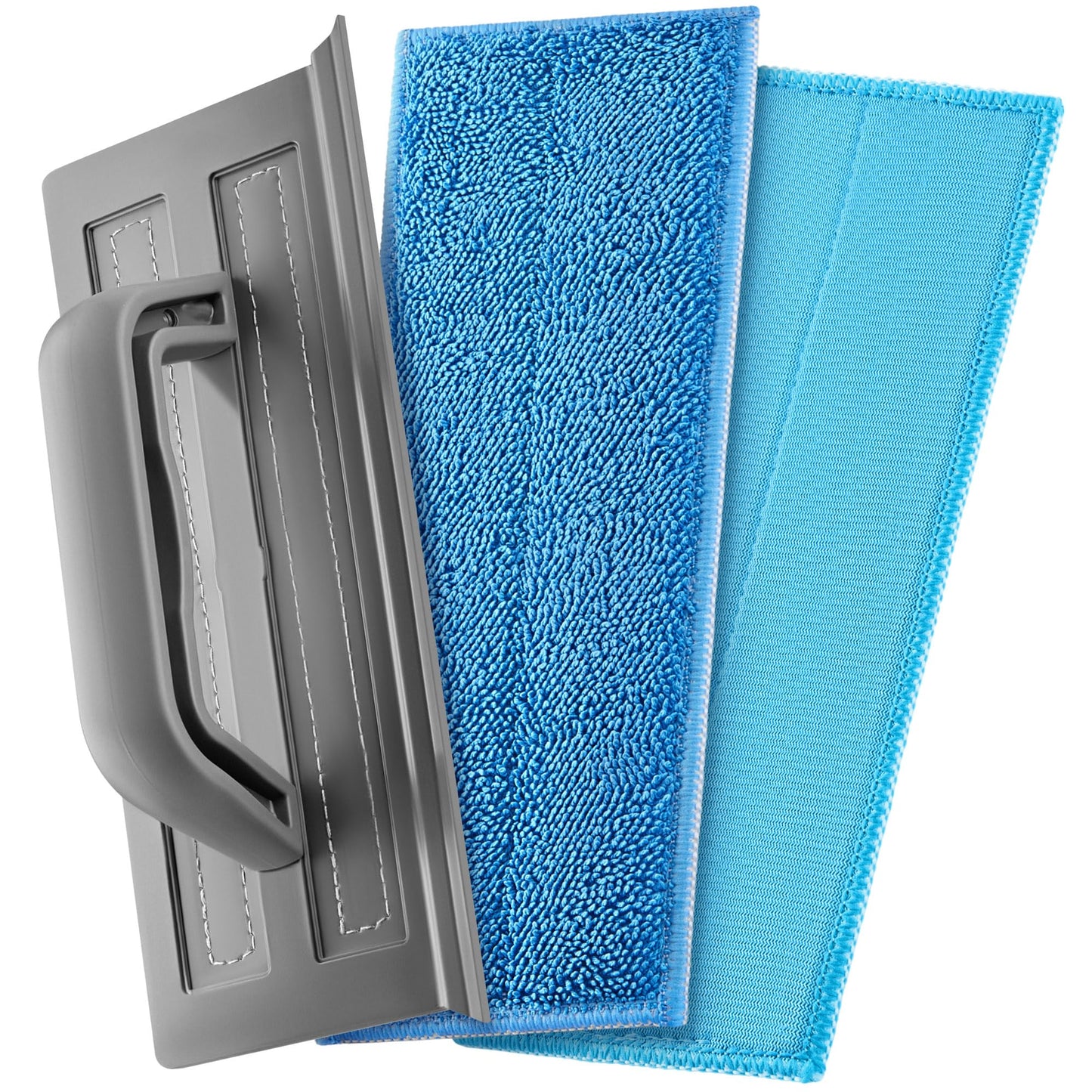 Tyroler Shower Squeegee for Glass Doors 100% Silicone Squeegee 25.4 cm | 2 Microfiber Scrub & Polish Cloths | Multi-Surface- Mirror, Marble, Tile & Window Squeegee | Idle Squeegee Shower Glass Cleaner