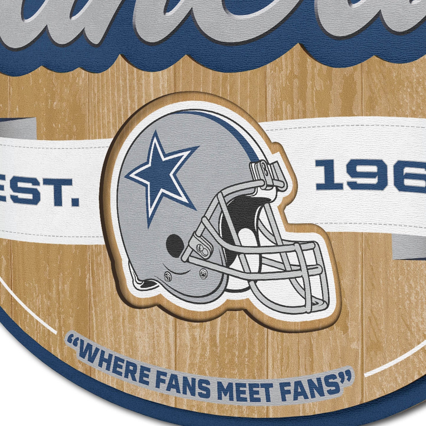 YouTheFan NFL Dallas Cowboys Fan Cave Sign