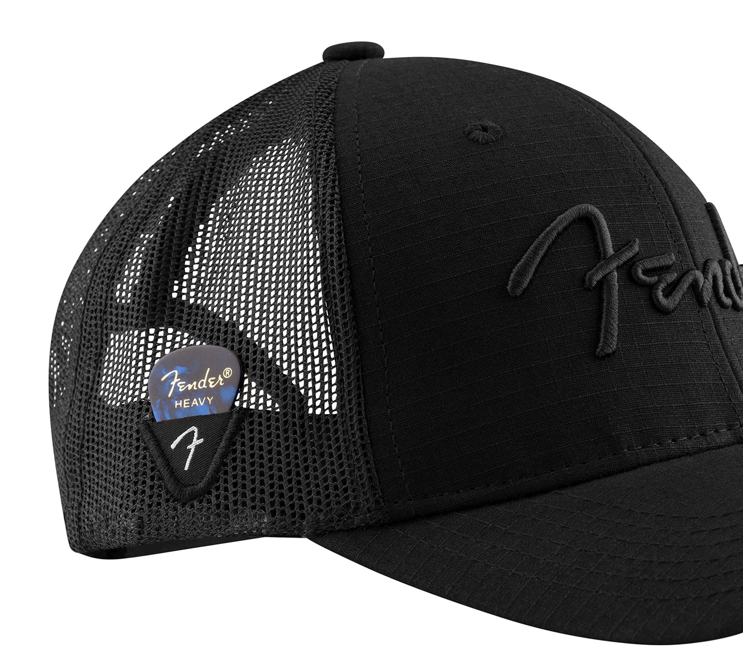 Fender Snap Back Pick Holder Cap, Black