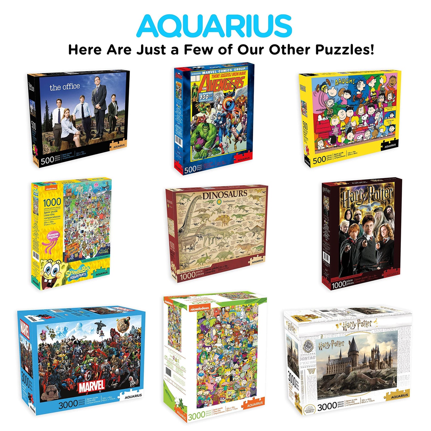 AQUARIUS Marvel Avengers Collage (3000 Piece Jigsaw Puzzle) - Glare Free - Precision Fit - Virtually No Puzzle Dust - Officially Licensed Marvel Merchandise & Collectibles - 32 x 45 Inches (68517)