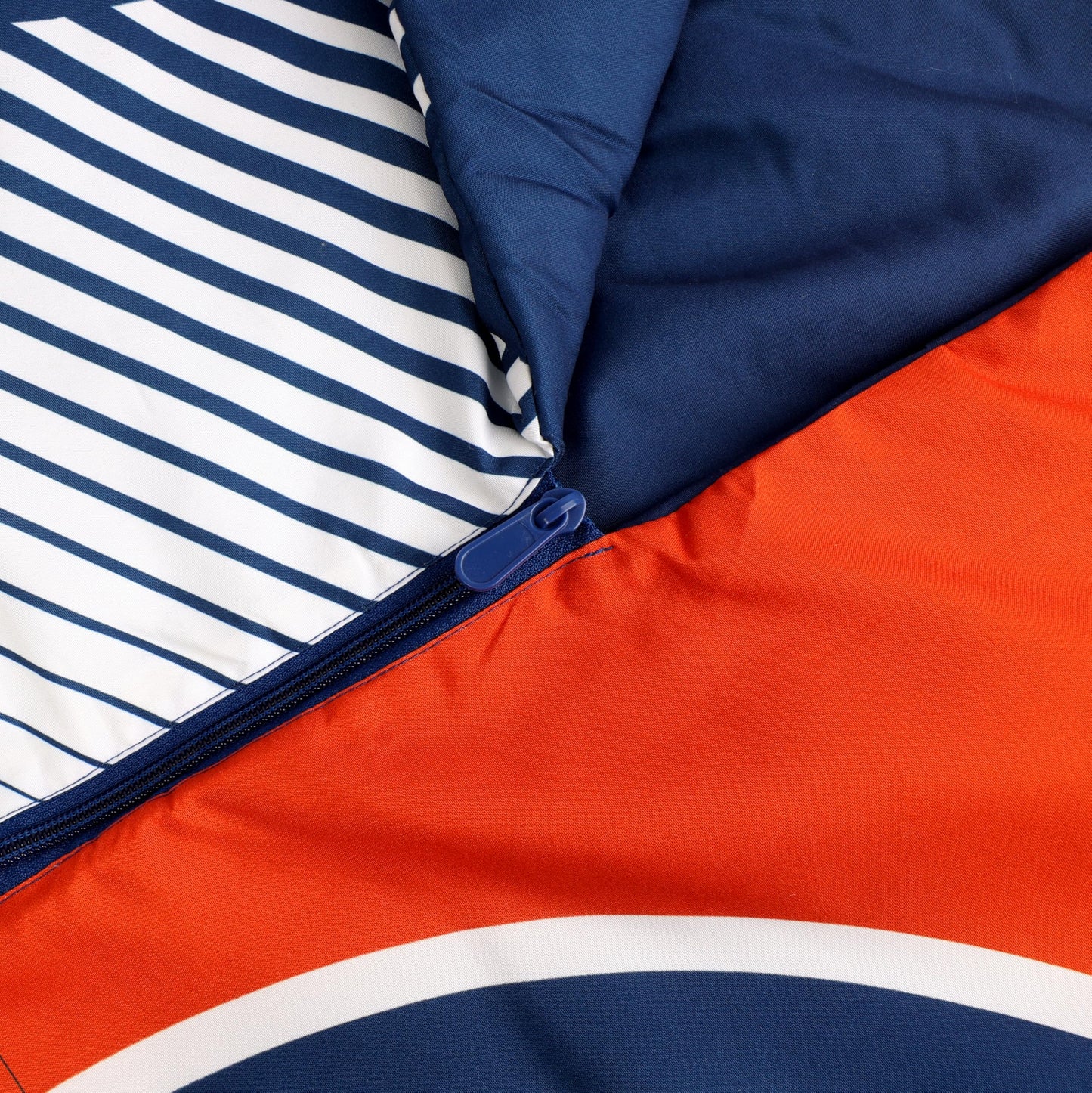 NHL Edmonton Oilers Kids Lightweight Indoor Slumber Bag/Sleeping Bag with Portable Drawstring Bag EXPRESSIONS Ultra-Soft & Cozy (Official NHL Product)