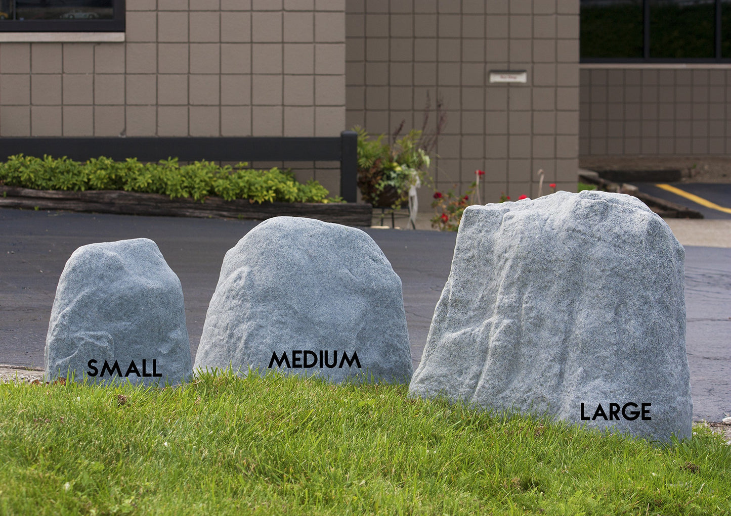 Emsco Group Landscape Rock – Natural Granite Appearance – Small – Lightweight – Easy to Install