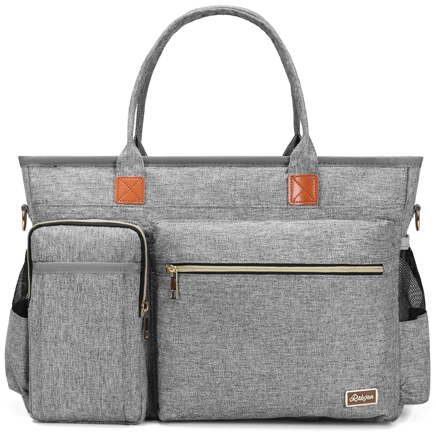 Laptop Tote Bag, Middle Size Computer Messenger Teacher Bag with 15.6'' Padded Laptop Sleeve