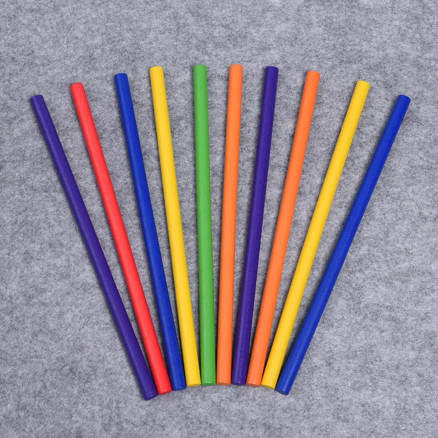60 Pack Rhythm Sticks for Kids, 12 Inch Wood Lummi Sticks Music Percussion Sticks, 6 Colors