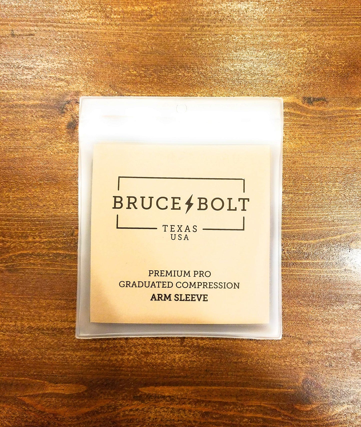 BRUCE BOLT Graduated Compression Arm Sleeve - WHITE