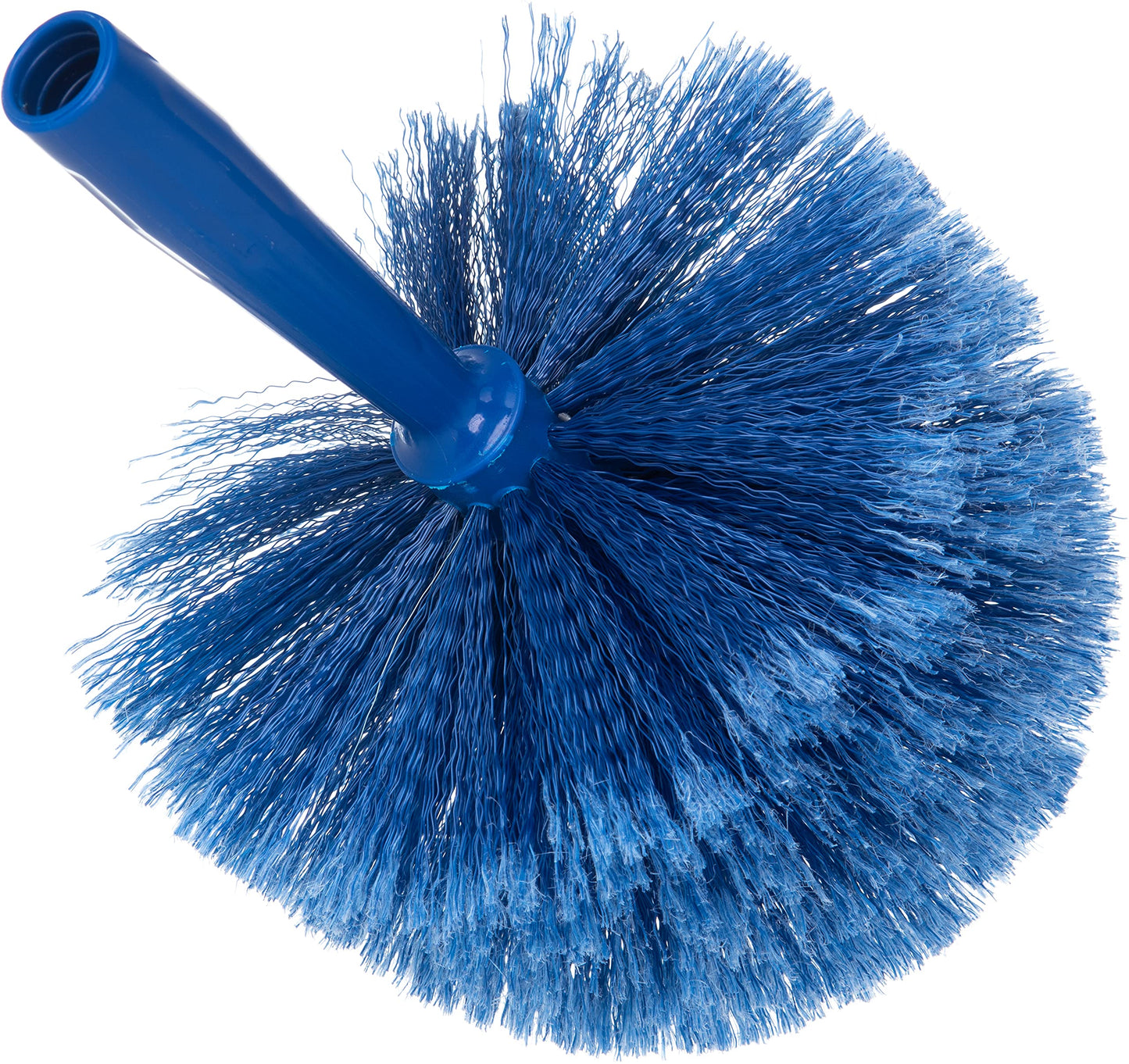 SPARTA Flo-Pac Rounded Duster Cleaning Duster with Electrostatically Charged Bristles for Catering, Buffets, Restaurants, Stainless Steel, 9 X 7 X 7 Inches, Blue, (Pack of 12)
