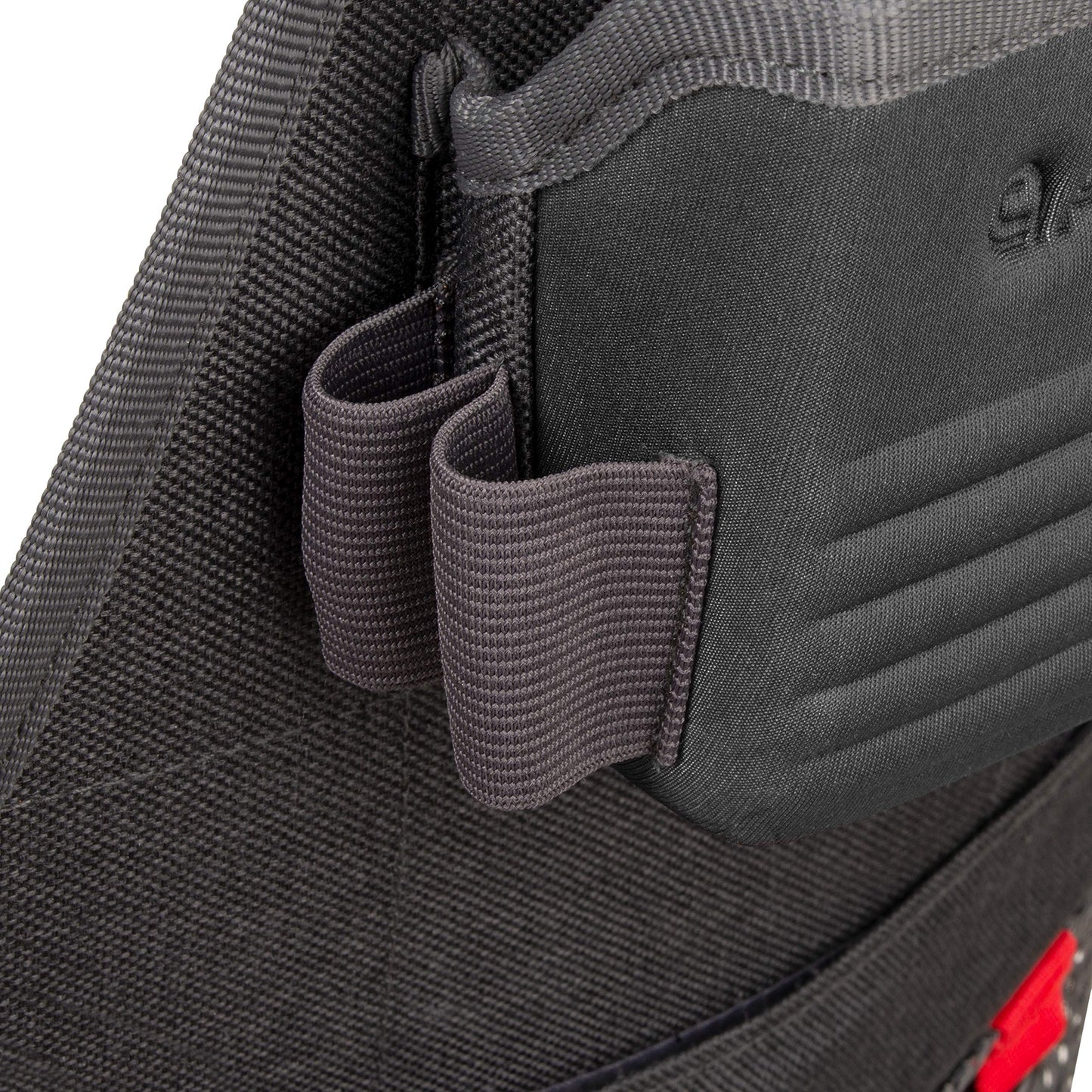 Allen Company® Competitor Over-Under Molded Hull Bag, Holds 125 Empty Hulls, Spring Clip Opening with Magnetic Closure, Gray