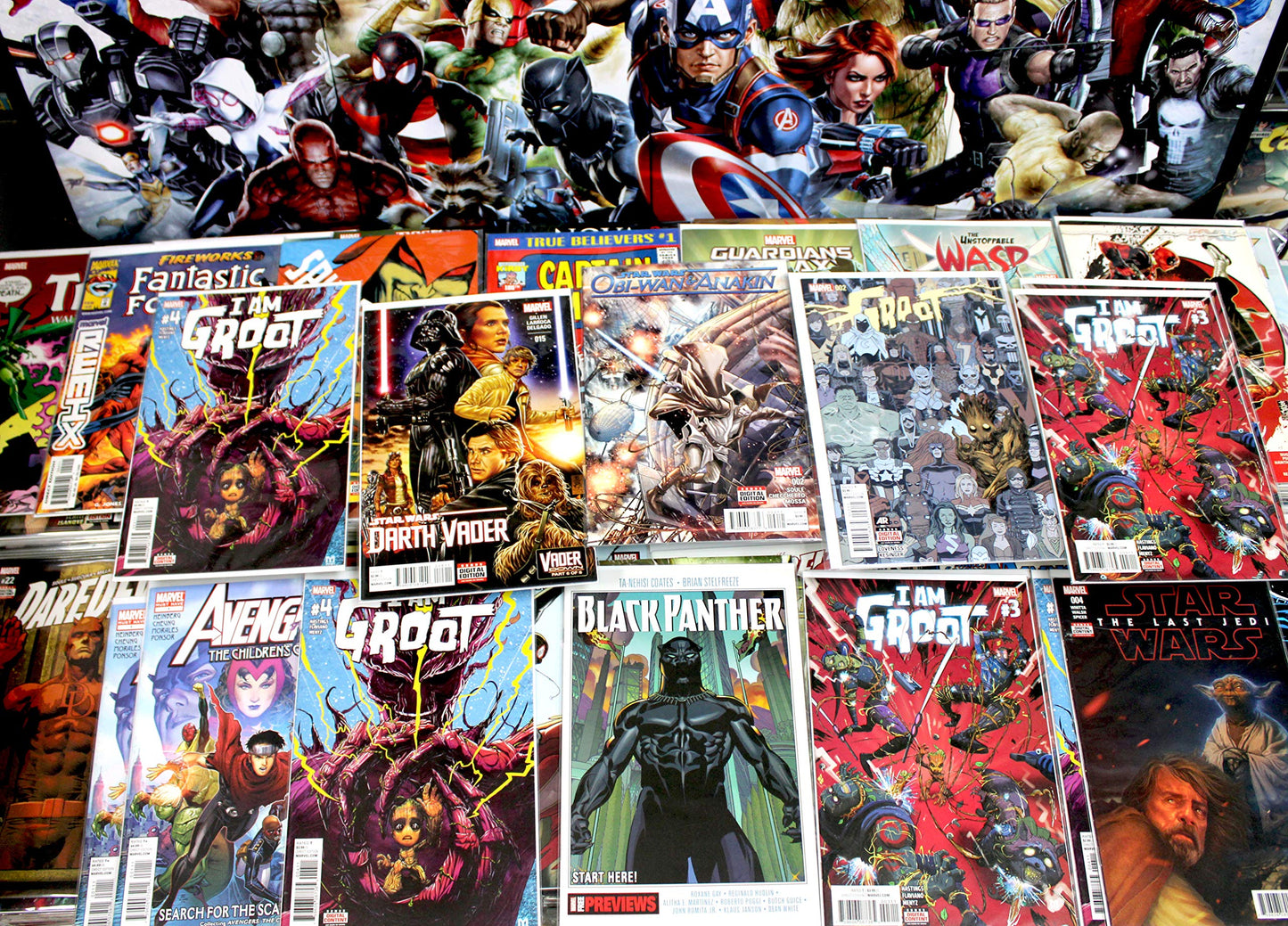 Comics Premium Comic Books Gift Pack - 24 Collection - MARVEL ONLY - Superheroes Grab Bag