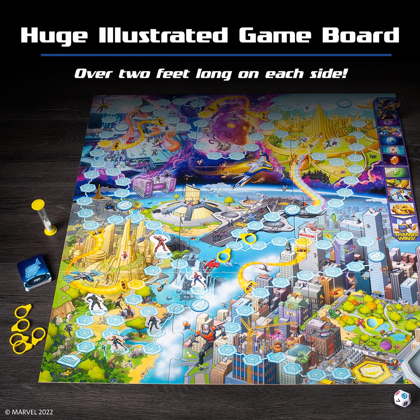 Ravensburger Marvel Eye Found It! Board Game for Boys and Girls Ages 4 and Up - A Fun Family Game