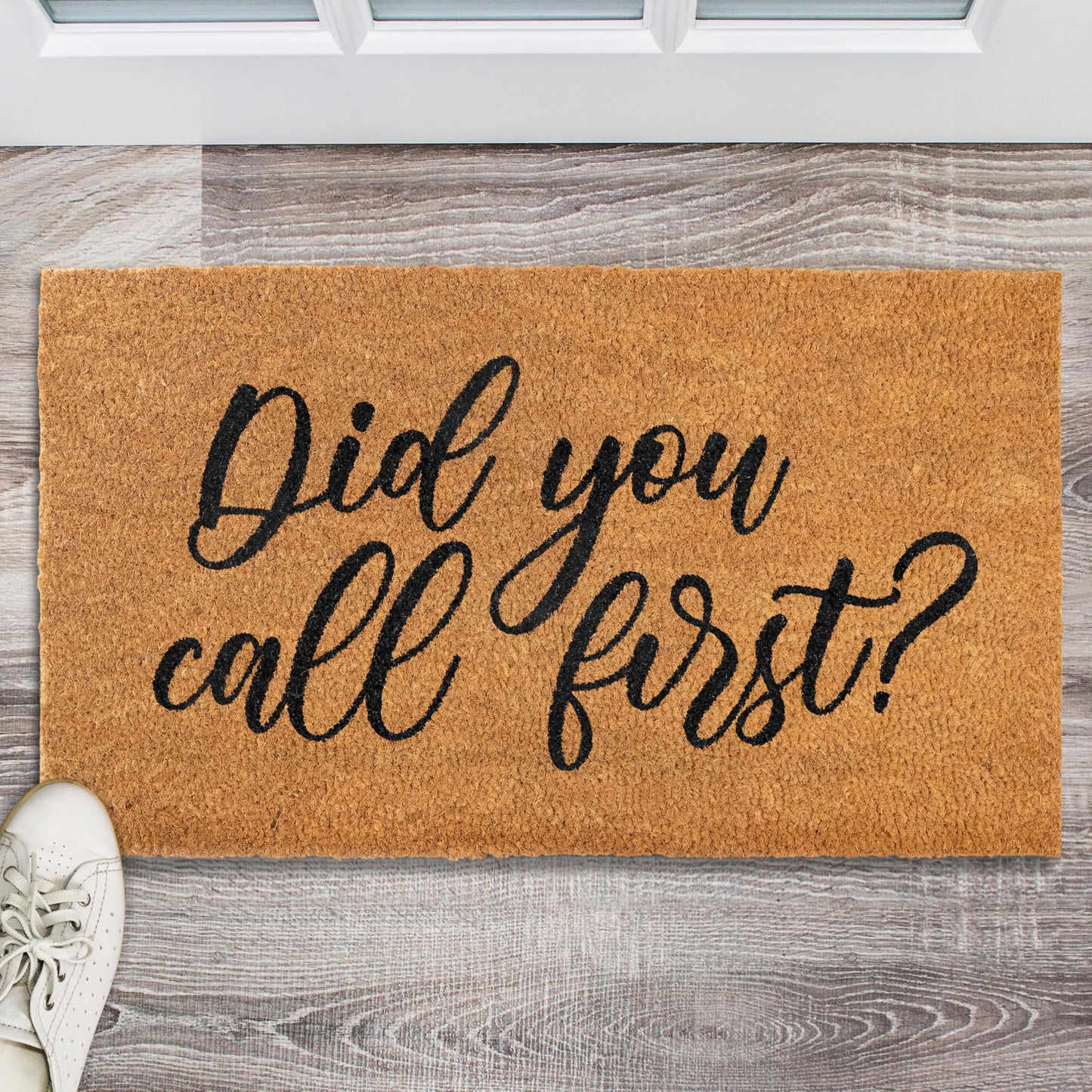 Did You Call First Doormat 30x17 Inch, Funny Doormat, Outdoor Spaces, Did You Call First Door Mat, Funny Door Mats for Outside Entry, Welcome Mats Outdoor