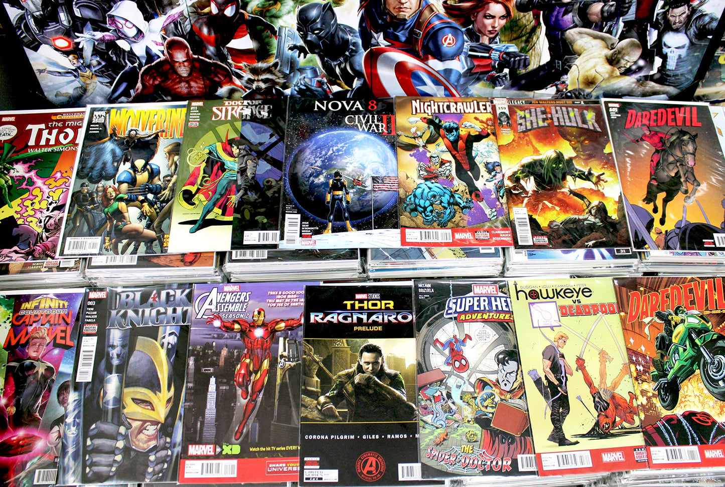 Comics Premium Comic Books Gift Pack - 24 Collection - MARVEL ONLY - Superheroes Grab Bag