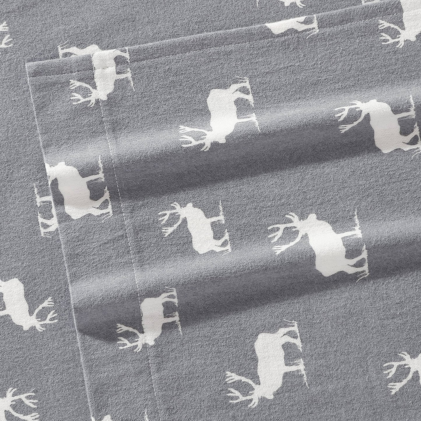 Eddie Bauer - Queen Sheet Set, Warm Breathable Cotton Flannel Bedding with Deep Pockets, Brushed for Extra Softness, Cozy Home Decor, Oeko-Tex Certified (Elk Grove, Queen)