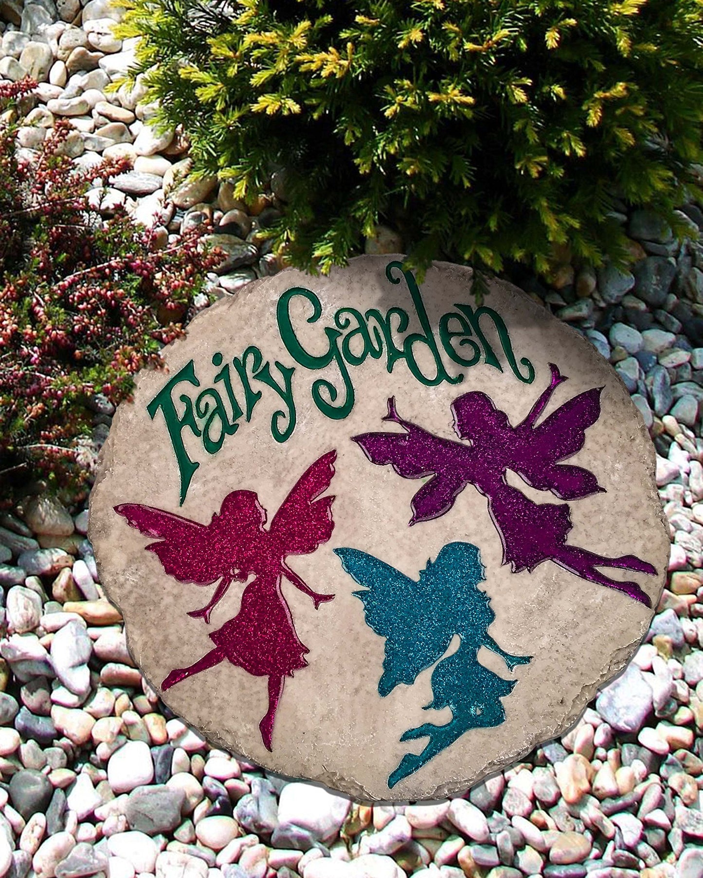 Spoontiques 13238 Live Laugh Love Stepping Stones, Multicolored